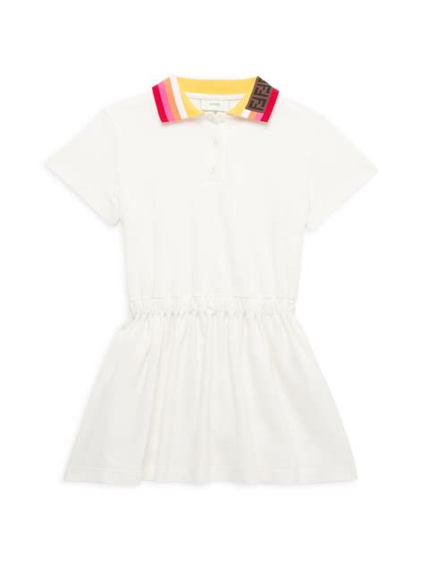 Shop Fendi Little Girl's & Girl's Polo Dress 